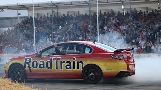 Vauxhall VXR8 GTS DOUGHNUTS at Goodwood Festival of Speed 2015 [upl. by Leighland]