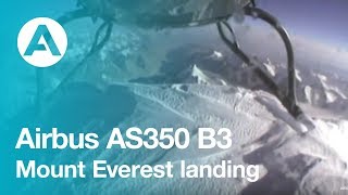 World Record  Mount Everest AS350 B3 landing [upl. by Hughett]