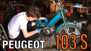 Rénovation Peugeot 103 S  Episode 1  Redémarrage [upl. by Enaujed]