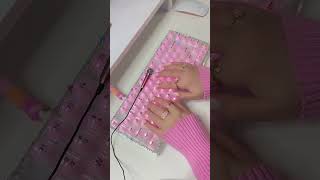 Keyboard typing ASMR of the Yunzii X75 Mechanical Keyboard [upl. by Bully]