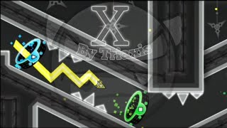 quotXquot by Triaxis All coins  Geometry Dash  Congex23 [upl. by Hammock]