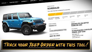 How to track your Jeep Order without the dealership [upl. by Lucky]