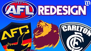 Redesigning the AFL  AdelaideBrisbaneCarlton [upl. by Kama]