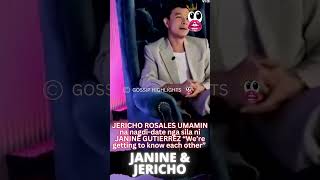 JERICHO ROSALES UMAMIN na nagdidate nga sila ni JANINE GUTIERREZ “We’re getting to know each other” [upl. by Mcadams186]