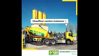 InterBeton  Chauffeur camion malaxeur [upl. by Emylee]