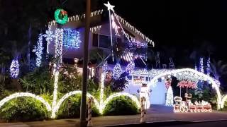 Waikele Christmas Lights Honolulu Hawaii WOW [upl. by Pantin]