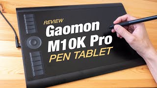 Gaomon M10K Pro drawing tablet review [upl. by Hsirrap]