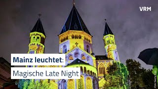 „Mainz leuchtet“ Gebäude erstrahlen in besonderem Glanz [upl. by Janey]