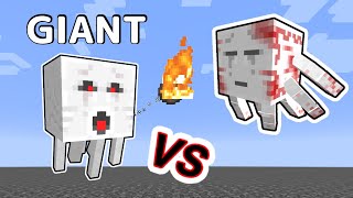 GHAST VS ALL MOBS  MINECRAFT [upl. by Lenoj]