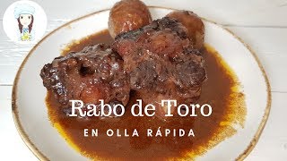 Rabo de toro en olla rapida  Receta tradicional del rabo de toro [upl. by Adnirim]