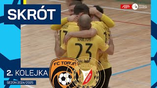 FC Reiter Toruń  Widzew Łódź 17  SKRÓT  2 kolejka 202425 [upl. by Ahsaeit134]