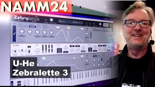 NAMM 2024  UHe  Zebralette 3 Super Powerful and FREE [upl. by Roseline]