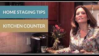 Home Staging Tips Kitchen Counters [upl. by Anauqcaj280]