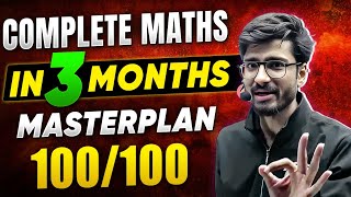 Masterplan To Complete MATHS Syllabus in 90 Days 🎯  Class10th Boards [upl. by Dnomar]