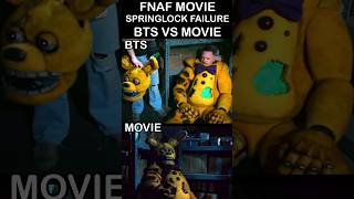 FNaF Movie SPRINGBONNIE BEHIND THE SCENES Vs MOVIE  FNAF Movie 2 LEAK [upl. by Cand]