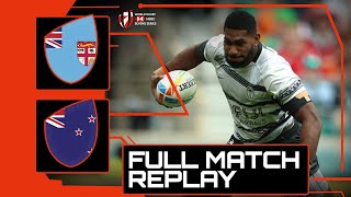 JAWDROPPING SemiFinal battle  Fiji vs New Zealand  HSBC London Sevens Rugby [upl. by Enellek]