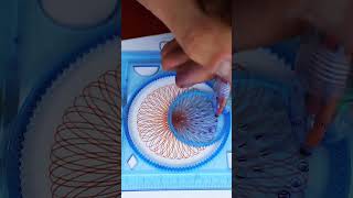 ⭕️The Spirograph I enjoyed in my childhood 2024 shorts spirograph ruler [upl. by Talyah]