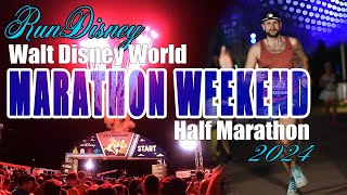 They Shortened the Course RunDisney Walt Disney World Half Marathon 2024 [upl. by Arodnap]