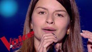 Beyoncé  Runnin Lose it all  Alexandra  The Voice Kids France 2018  Blind Audition [upl. by Derr]