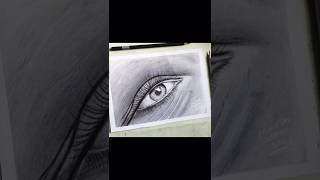 Hyper realistic eye drawing sketchhyperrealisticsketch [upl. by Eisnil954]