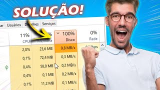 Disco 100 Como Resolver no Windows 1011 TODAS SOLUÇÕES [upl. by Koh]