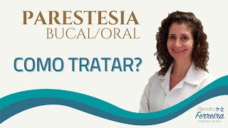 PARESTESIAS O QUE FAZER COMO TRATAR [upl. by Esekram]