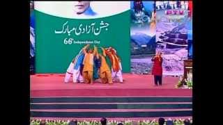 National Song of Pakistan Folk Dances amp Costumes  Medley in 7 Languages on Pakistan Day [upl. by Sclar117]