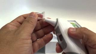 How to change units on infrared ear thermometer  Unboxing Gland Electric thermometer [upl. by Haynor]