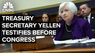 Treasury Sec Janet Yellen testifies before the House Financial Services Committee — 7924 [upl. by Akitahs464]