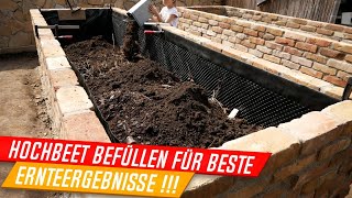 Hochbeet richtig befüllen für quotBeste Ernteergebnissequot Welche Schichten sind notwendig [upl. by Schlenger]