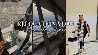 RELOCATION VLOG Moving Abroad Alone  Travel prep [upl. by Kelley]