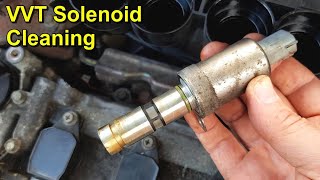 Removing and Cleaning the VVT Solenoid  Nissan Micra K12 [upl. by Teyut]