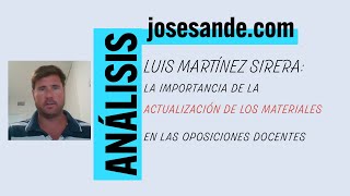 La importancia de la actualización de materiales en las oposiciones docentes [upl. by Naitsirt]