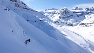 Skidurchquerung zum Tödi in den Glarner Alpen [upl. by Xymenes872]