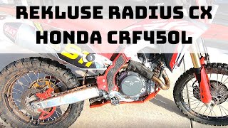 Rekluse Radius CX Auto Clutch Installation On My CRF450L Light Adventure Bike  Am I Now Stall Proof [upl. by Ahsenat]