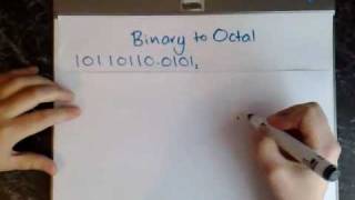 binary to octal and hex [upl. by Teiv]