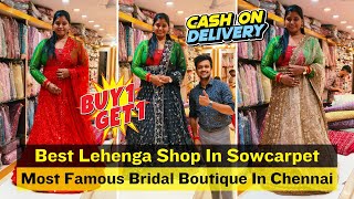 ➡️💥 COD Available  Best Lehenga Shop In Sowcarpet  Shree Boutique Sowcarpet  Priya just know [upl. by Ennoitna]