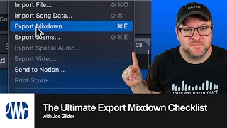 The Ultimate Export Mixdown Checklist  PreSonus [upl. by Pegasus186]