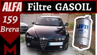 Comment remplacer le Filtre a Carburant  Gasoil  sur Alfa Romeo 159 et Brera  Meca Maniaque [upl. by Wardieu]