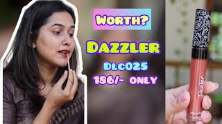 Dazzler new hyped lipstickdlco25 hazelnutreviewswatch without filtertrending makeup lipstick [upl. by Ailhat]