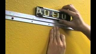 How to hang heavy frame with z bar hanger [upl. by Ardnassela]