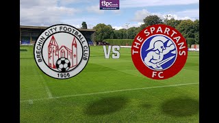 Brechin City FC v The Spartans FC 2nd leg playoff [upl. by Regor]