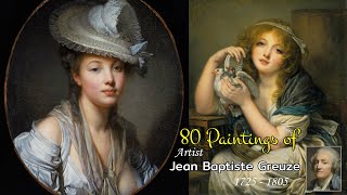 Jean Baptiste Greuze 1725  1805 French Portraits Painter  WAA [upl. by Atena]