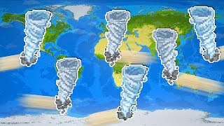 DESTROYING EARTH With HUGE TORNADOES in World Box [upl. by Heater]