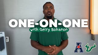 1On1  USF QB Gerry Bohanon at AAC Media Days [upl. by Drauode]