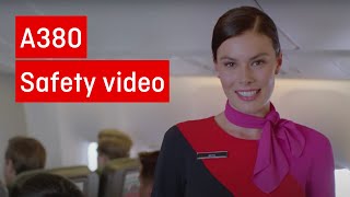 Safety in Style  Qantas Cabin Safety Video A380 [upl. by Aliuqat968]