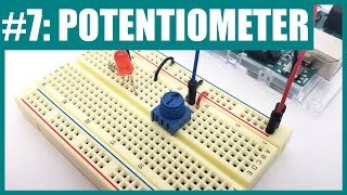 How to Use a Potentiometer with Arduino analogRead Lesson 7 [upl. by Koetke]