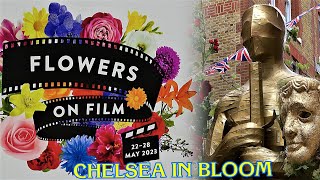 Chelsea In Bloom 2023  Flowers on Film  Floral Displays Chelsea Kings Road amp Sloane Square Walk [upl. by Yhprum]