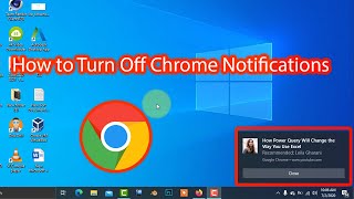 How to stop notifications on chrome in pc [upl. by Anitan]