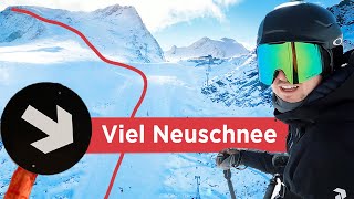 15KM Skifahren auf der längste Talabfahrt in Österreich Sölden [upl. by Nisaj]